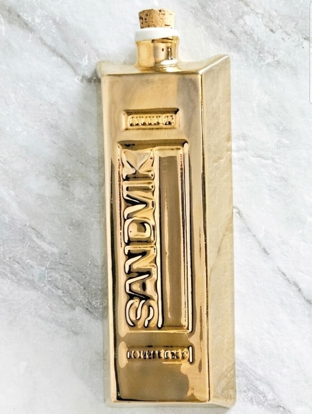 Sandvik Gold Bar Port Vintage Decanter - Australian Miners Collection - Empty